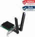 TRENDnet AX3000 Wireless Dual Band & WiFi 6 PCIe Adapter, Bluetooth 5.2 Class 2, 2401 Mbps Wireless AX, 600 Mbps Wireless N Bands, Windows 10, Sup...