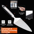 Cake Cutter and Pie Server, Stainless Steel Angled Spatula with Serrated Blade, Professional Wide Cake Cutter Slicer for Baking, Perfect for Cakes...