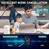 Bluetooth Headset V5.1,Wireless Bluetooth Earpiece with CVC8.0 Dual Mic Noise Cancelling,500mAh Battery for 110H Work Time,Handsfree Earphones for...