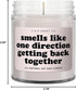 C&E Craft Smells Like One Direction Getting Back Together Scented Candle - Flannel Pine All Natural Soy Wax Candle - Delightful Intense Fragrance ...