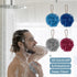 Multi Color Optional Shower Ball Soft Sponge Scrubbing, Exfoliating and Skincare Removing Bath Sponge Luffa Body Scrub Cotton Mesh Bag Shower Ball...