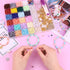 JOICEE 4400pcs Clay Beads for Bracelet Making Kit, Friendship Bracelet Beads Flat Preppy Beads for Jewelry Necklace Earring Making,Aesthetic Boho ...
