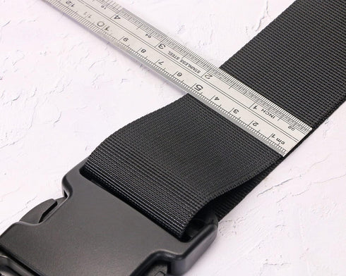 PENTA ANGEL 2Pcs 50mm/2 inch Black Plastic Buckle Clips Heavy Duty Dual Adjustable Buckles Craft Webbing Quick Side Release Buckles for Luggage St...