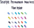 Sharpie Permanent Markers, Fine Point, Purple, Box of 12...