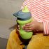 Tommee Tippee Insulated Sportee Bottle, for 12m+, 9oz, Pack of 2 Non-Spill Toddler Water Bottles, Orange and Blue, with Two-Piece Valve to Help St...