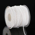 Approx 22 Yards White Pearl Spool Rope,Lmitation Pearl Beads Garland String Wedding Party Christmas Tree Decoration DIY Crafts...