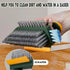 4-in-1 Grout Brush with Squeegee,Durable Bristles,Heavy-Duty Scrub Brushes for Cleaning with Stiff Bristles Cleaning Brush for Bathroom & Kitchen,...