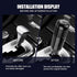 1 PC American Flag Car Shift Knobs, Comfortable Touch, Durable Metal Vehicle Shifter Decoration with Adapters, Universal Weighted Automotive Shift...