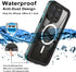 Case for iPhone 15 Pro,Compatible with MagSafe Waterproof DropProof DirtProof Snowproof Anti-Scratch Heavy Duty Full Body Protect Built in Screen ...