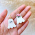KEOKER Halloween Clay Cutters, Clay cutters for Halloween Earrings Making, 10 Shapes Halloween Clay Earrings Cutters, Halloween Polymer Clay Cutte...