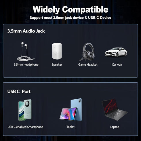 USB-C to 3.5 mm Headphone Jack Adapter-Type C Aux Audio Adapter Compatible with iPhone 15/15 Pro/ 15Pro Max and Other USB c Device Like sam-Sung H...