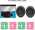 GVOEARS Replacement Ear Pads Cushions for HyperX Cloud 1/I/2/II/3/III/Pro/Core/Alpha/Alpha S/Flight/Stinger/Mix/CloudX/CloudX Chat Headphones, Ear...