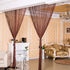 Topixdeals Door Fringe Curtain,Door Curtains,Rare Flat Silver Ribbon Door String Curtain Thread Fringe Window Panel Room Divider Cute Strip Tassel...