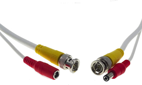 New Pre-Made All-in-One Siamese RG59 BNC Video and Power CCTV Security Camera Cable for HD AHD DVR SDI Camera Connection (RG 59 HD Cable, 1X6.6ft)...