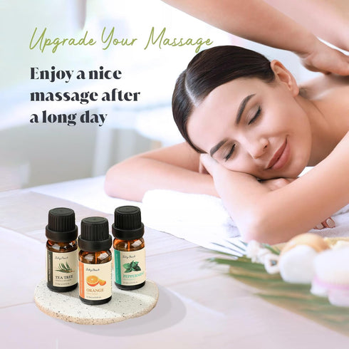 Essential Oils Set - Top 6 Aromatherapy Oils Perfect for Diffuser, Humidifier, Candle Making, Essential Oil Home Gifts Set, Eucalyptus, Lavender, ...