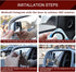 2 PCS Car Blind Spot Mirror, 1.9In x 1.9In HD Convex Frameless Glass PC Vehicle Rearview Mirrors Accessories with 3M Adhesive, Universal Fan-shape...