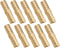 10PCS Brass Barb Fittings 3/8 Inch Hose Inner Diameter Quick Connector Splicer Barb Fitting Pipe Repair Accessories Suitable for Air Water Fuel Oi...
