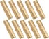 10PCS Brass Barb Fittings 3/8 Inch Hose Inner Diameter Quick Connector Splicer Barb Fitting Pipe Repair Accessories Suitable for Air Water Fuel Oi...