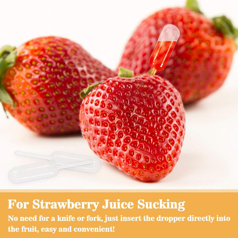 100 Plastic Pipettes Dropper for Cupcakes - 4ml Disposable Cupcake Pipettes Cupcake Injector Mini Pipettes Pippets Disposable Droppers Pipets Liqu...