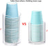 LoveBB Bathroom Cup Dispenser, 3oz-5oz Small Disposable Paper Cups Holder for Bathroom Vanity Countertop's Rinsing/Mouthwash Cups, Clear...