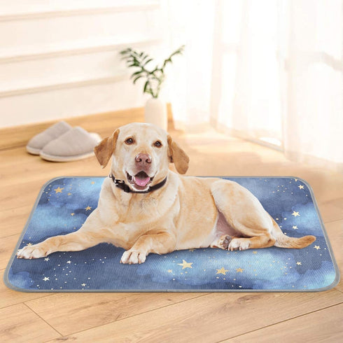 Dog Cooling Mat Ice-Cold Pad for Cat Medium Pet Summer Sleeping Mat Cute Travel Cooling Fiber Cool Down Breathable Comfortable Folding Storage Sta...