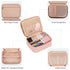 OCHEAL Makeup Bag, Potable Make up Bag Cute Makeup Organizer Bag for Toiletry Cosmetics Accessories with Divider and Brushes Compartments, Makeup ...