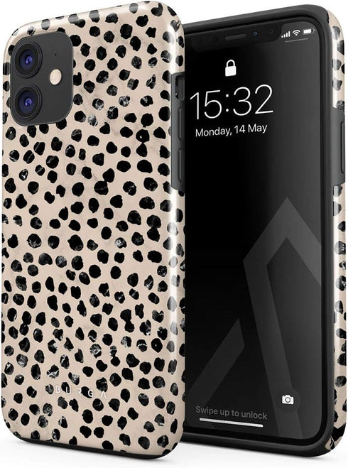 BURGA Phone Case for iPhone 12 - Cute, Trendy, Aesthetic, Pattern Phone Cover, Hard Shell Protection - fits Apple iPhone 12 Case for Women and Men...