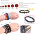 GEM-Inside Natural 8mm Africa Bloodstone Gemstone Loose Beads Round Crystal Energy Stone Power Beads for Jewelry Making 15"...