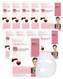 DERMAL Wine Collagen Essence Korean Facial Mask Sheet Pack of 10 - Hydrating & Revitalizing Tired Skin, Elasticity, Radiant Skin - Hypoallergenic ...