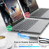USB 3.0 Ethernet Adapter, WALNEW 1000Mbps Gigabit USB to Ethernet LAN Network Adapter, Aluminum USBA Male to RJ45 Female Cable Converter for MacBo...