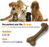 Tough Dog Toys for Aggressive Chewers, Indestructible Dog Toys, Nylon Dog Bones, Durable Tough Puppy Teething Toys, Interactive Dog Toys for Mediu...