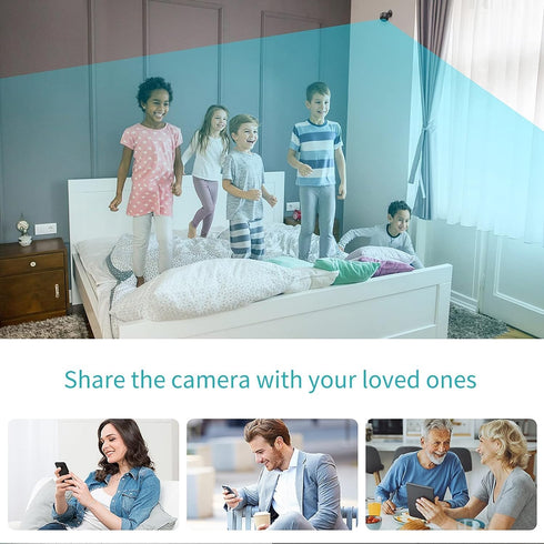 KFK Hidden Spy Camera,1080P Wireless Mini WiFi Nanny Cam Smart Home, Pet Dog Camera Indoor Outdoor Baby Camera 1080P Remote Portable,Secret House ...