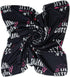 Galabloomer Newborn Receiving Blanket Headband Set Flower Print Baby Swaddle Blankets (Black Sister)...