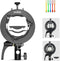 Godox S2 Speedlite Bracket for Bowens Mount, S-Type Holder Updated Version for Godox AD200Pro AD200 V1 V860II V860III V850II TT685II TT600 TT520II...