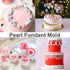 Pearl Fondant Molds Gum Paste Molds 4 Size Round Pearl Chain Silicone Mold for Cupcake Toppers Fondant Candy Chocolate Cake Decoration...