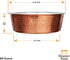 Neater Pet Brands Hammered Decorative Designer Bowls - Luxury Style Premium Dog and Cat Dishes (Large, Copper)...