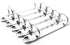 5pcs 2-Ring Binder Mechanism Spines for Top-Binding, 2 O Rings,20mm Base Width,133mm =5.24 inch Length,Top-Binding on The 8.5” Edge of a Letter Si...