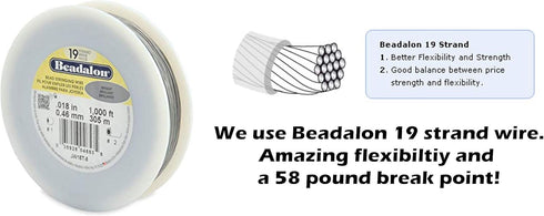 Hidden Hollow Beads Beaded Women's Lanyard Strap, Cell Phone Exersize Teacher Nurse Keys Keychain ID Card Badge Holder...