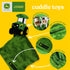 John Deere Baby Cuddle Snuggle Security Blanket Boy Girl Farm Animal Cow Pig Chick Horse Green...