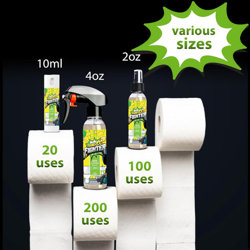 Citrus 2oz Toilet Spray - USA Made Before You Go Toilet Bowl Spray | Bathroom Poop Air Freshener Odor Eliminator Funny Gift...