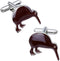 Kiwi Bird Cufflinks For Men With Gift Box...