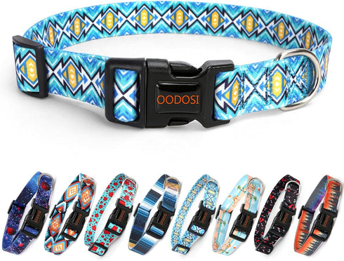 Dog Collar, Soft Adjustable Dog Collars Stylish Design and Durable Pet Collar for Small, Large, Medium Dogs...