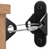 Furniture Wall Anchors (2 Pack), Anti Tip Furniture Anchors for Baby Proofing, Metal Earthquake Straps Secure 400 LBs Drawer, Cabinet to Wall, Dre...