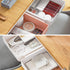 Under Desk Drawer Self-Adhesive Hidden Desktop Organizer, Attachable Desk Drawer Slide Out, Table Storage Tray for Stationery Home Office Organiza...