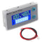 10-100V Battery Monitor LCD 12V 24V 36V 48V Digital Battery Capacity Voltmeter Tester Percentage Level Voltage Temperature Monitor Meter with Cabl...