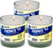 Yahrzeit Memorial Candles Ner Neshama 26 Hours Kosher Yizkor Yarzheit Candle 1 Day Jewish Remembrance Candles 3 Pack in Glass Jar...