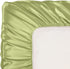 SiinvdaBZX Satin Mini Crib Sheets 38 x 24In, Silky Soft Mini Portable Crib Sheets Mattress Cover Portable Playard Sheets with 5In Deep Pocket, Gre...