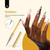 Beetles Gel Polish Nail Art Liner Brushes 5Pcs Painting Art Design Pen Set Diamond Application Rhinestone Handle Dotting Drawing Sizes 5 7 9 11 20...