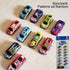 Pull Back Racing Cars Die cast Race Car Vehicles,3 Inch Metal Friction Powered Car Toys for Toddlers, Set of 5 (Racing Cars)...
