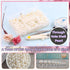 Swpeet 800Pcs 5 Sizes 4mm 6mm 8mm 10mm 12mm White Perforated Pearl Beads and Scissors Tweezers with 0.8mm Elastic Bead Thread Assortment Kit, Craf...